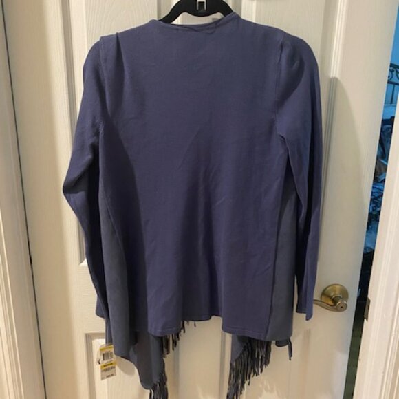 INC tassled sweater jacket NWT Medium - Picture 2 of 5